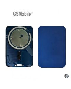 Tapa trasera + Soporte de metal para iPhone 17 Pro Max Azul Oscuro / Negro