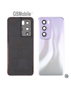 Tampa Traseira com Lente da C&acirc;mara para Oppo Reno12 Pro 5G Roxo