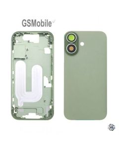 Chassis Intermédio com Tampa Traseira para iPhone 17 Verde