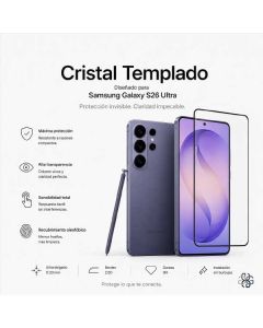 Protector de pantalla cristal templado Samsung Galaxy S26 Ultra alta resistencia 9H