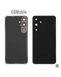 Tapa trasera + cristal c&aacute;mara para Samsung S24 FE Galaxy S721B Negro