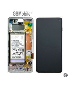 Écran complet Samsung G973F Galaxy S10 Original Argenté