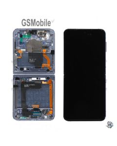 Display Completo Samsung Galaxy Z Flip4 F721B Blu Originale