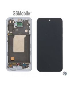 Original Full Screen Display for Samsung Galaxy A55 5G A556B Original - Blue (Assembled)