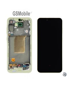 Original Full Screen Display for Samsung Galaxy A55 5G A556B Original - Yellow