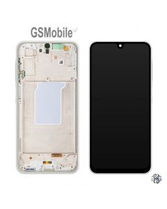 Écran Complet avec Châssis pour Samsung A26 5G Galaxy A266b Blanc Original