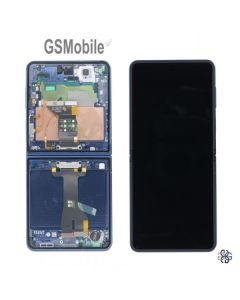 Original Full Display Assembly with Frame for Samsung Galaxy Z Flip7 5G F766B – Blue