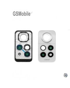 Vetrino Fotocamera + Cornice per Xiaomi Redmi Note 12 Pro 4G Bianco
