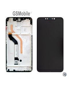 Screen with Frame for Xiaomi Pocophone F1 Black