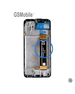 Screen with Frame for Samsung A23 4G Galaxy A235 Black