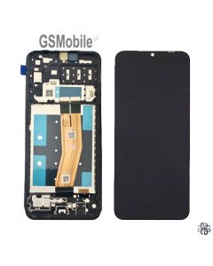 Écran complet avec châssis pour Samsung A14 Galaxy A145P A145R Noir