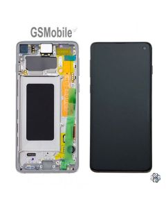 Display Completo Samsung G973F Galaxy S10 Originale Bianco
