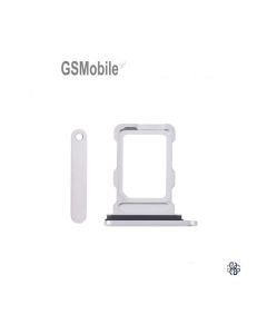Tiroir carte SIM pour iPhone 16 Pro Max Blanc