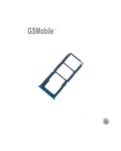 Tiroir carte SIM pour Oppo F15 Bleu
