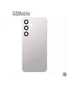 Cache arrière + vitre caméra pour Samsung S24 Galaxy S921B Blanc