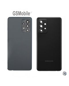 Cover Posteriore + Vetrino Fotocamera Samsung A52 5G Galaxy A526 Nero